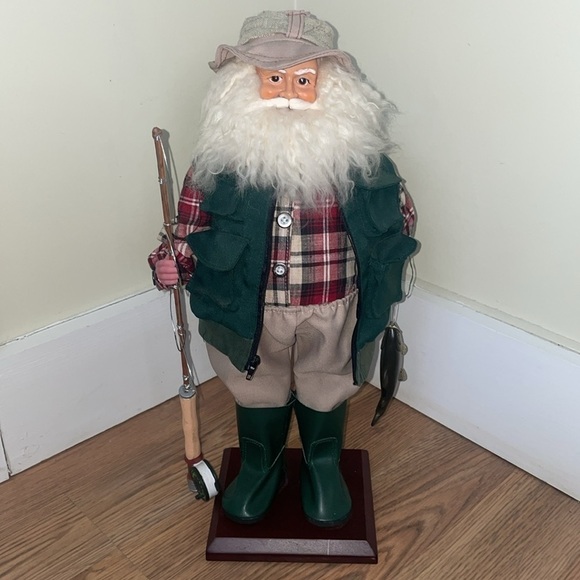 Santa's Gone Fishing: Whimsical Christmas Decor - Picture 1 of 6